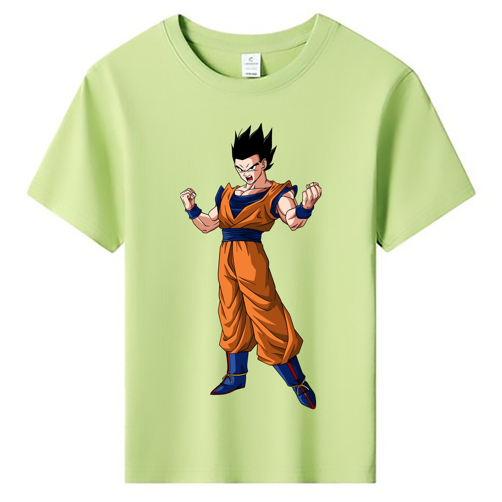 （画像用） ドラゴンボール 孫 悟飯（そんごはん）DRAGON BALL Son Gohan 綿100％キッズTシャツ（フロントプリント）